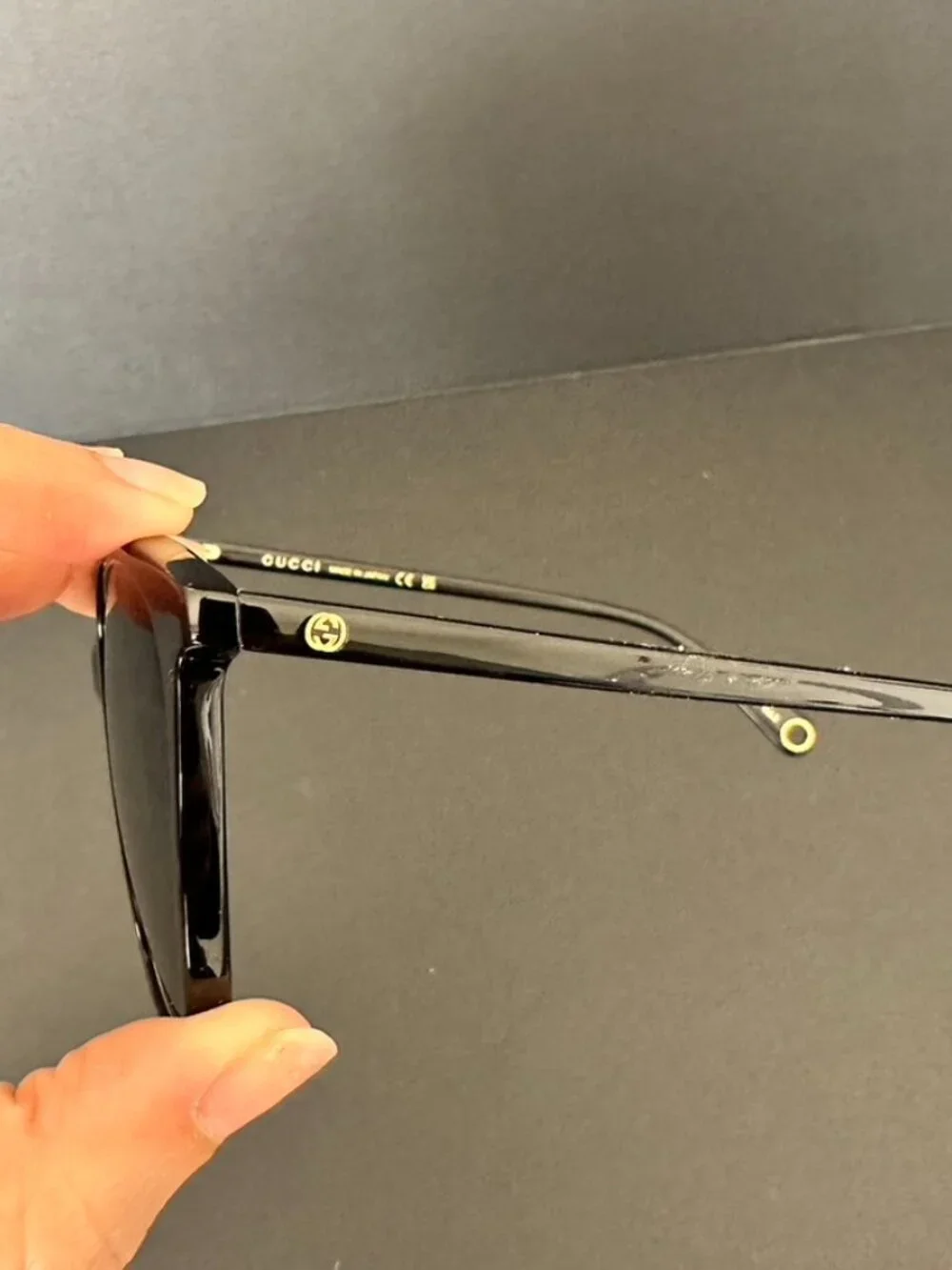 Gucci Women Black Sunglasses with Chains NEW - Picture 8 of 12